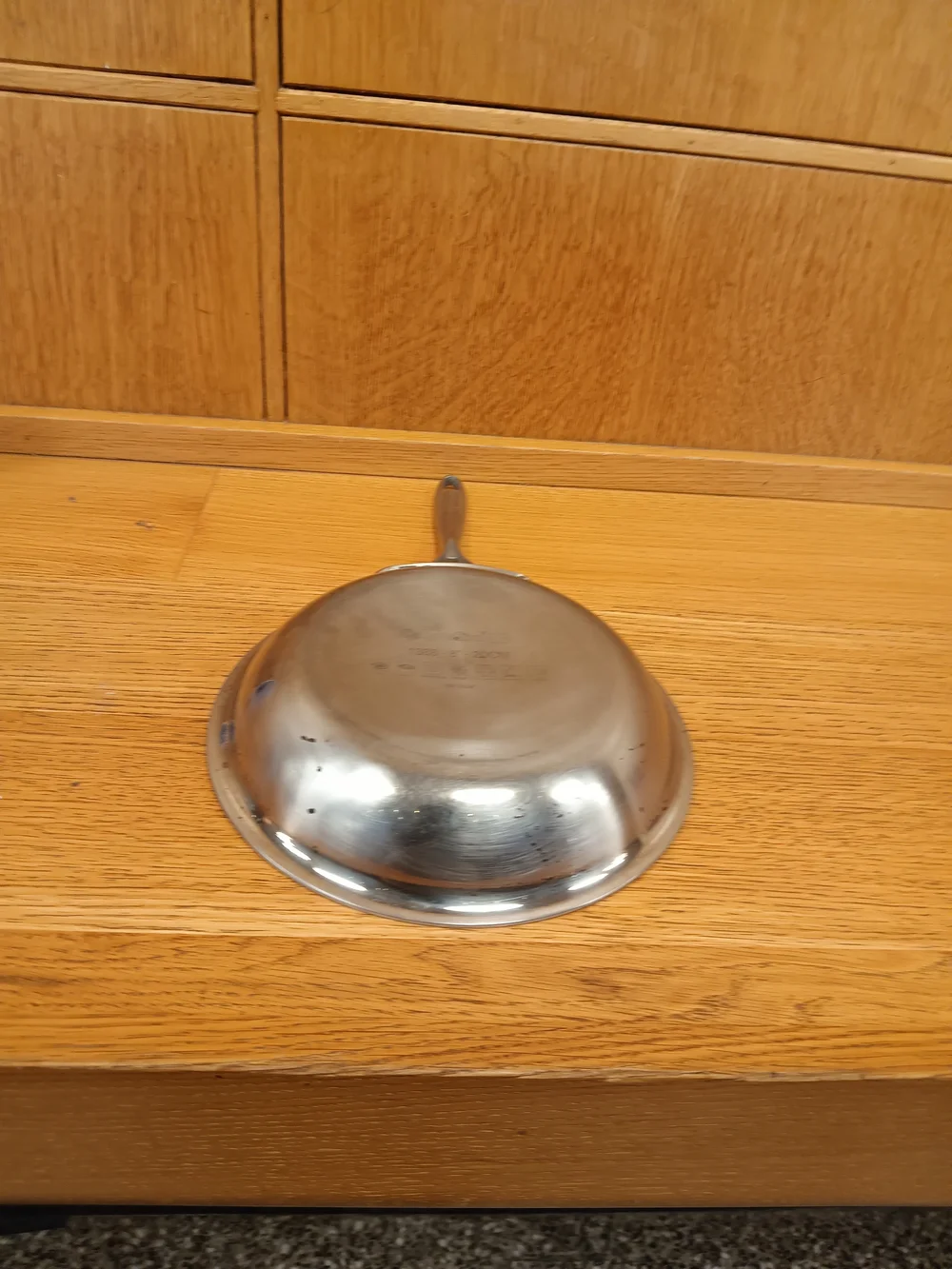 Calphalon Stainless Steel Frying Pan in Silver Finish